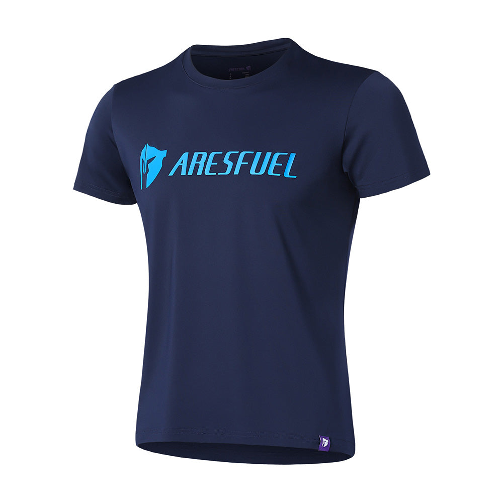 ARESFUEL Men's Active Running Shirt Short Sleeves